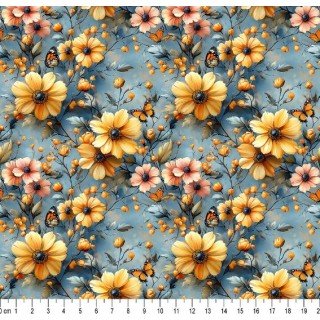 Borboletas Cor 03 - (Est. Digital 3D) 