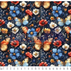 Borboletas Cor 05 - (Est. Digital 3D) 