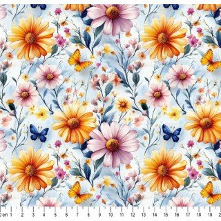 Borboletas Cor 06 - (Est. Digital 3D) 