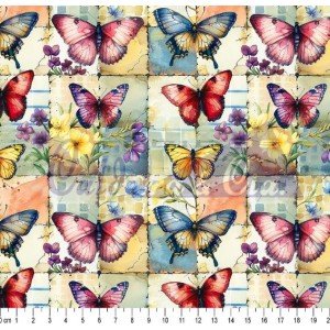 Borboletas Cor 07 - (Est. Digital 3D) 