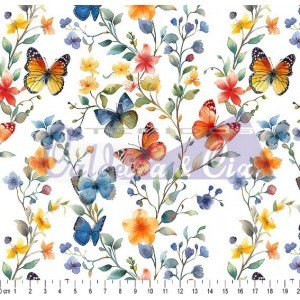 Borboletas II Cor 03 - (Est. Digital 3D) 