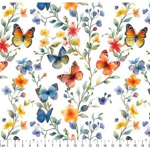 Borboletas II Cor 03 - (Est. Digital 3D) 