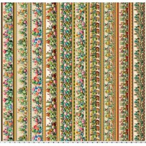 Barrado Cactos Cor 01 - (Est. Digital 3D) 