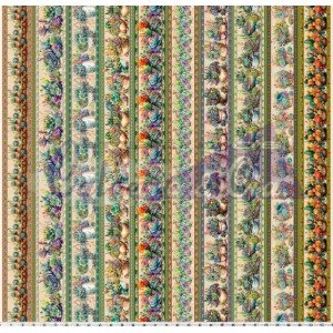 Barrado Cactos Cor 02 - (Est. Digital 3D) 