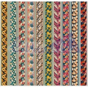 Barrado Floral 3D cor 01 (Est. Digital) 