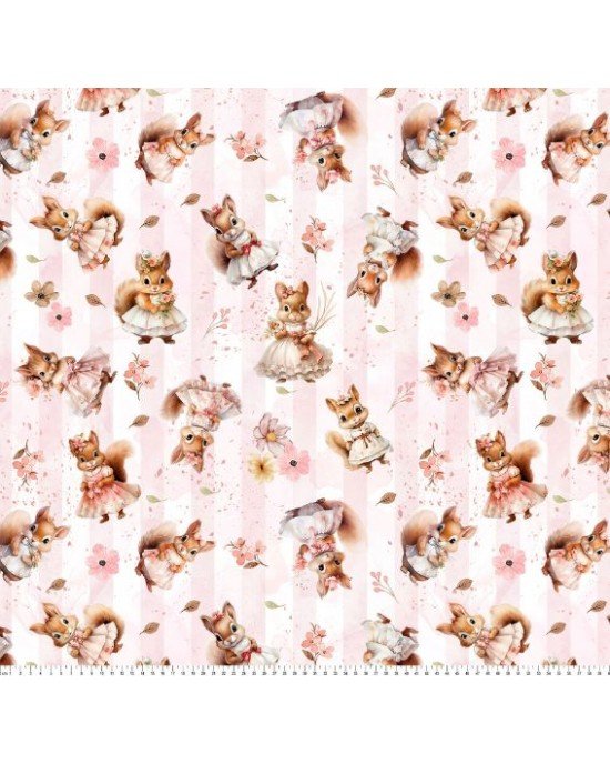 Floral Squirrel cor 01 (Est. Digital) Floral Squirrel cor 01 (Est. Digital)