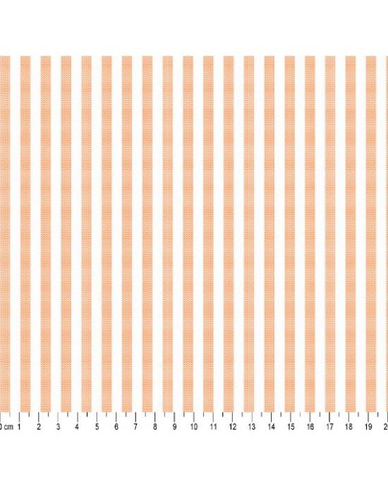 Tecido Fio Tinto Listrado L 229 cor - 1104 (Laranja) Tecido Fio Tinto Listrado L 229 cor - 1104 (Laranja)