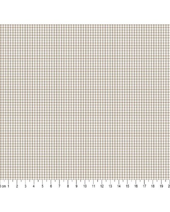 Tecido Fio Tinto Xadrez 1XM cor - 1132 (Bege Esc) Tecido Fio Tinto Xadrez 1XM cor - 1132 (Bege Esc)