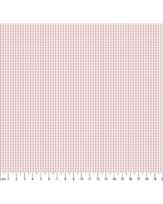 Tecido Fio Tinto Xadrez 1XM cor - 774 (Rose) Tecido Fio Tinto Xadrez 1XM cor - 774 (Rose)