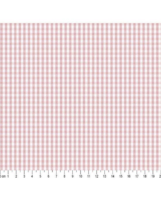 Tecido Fio Tinto Xadrez 8XM cor - 689 (Rose) Tecido Fio Tinto Xadrez 8XM cor - 689 (Rose)