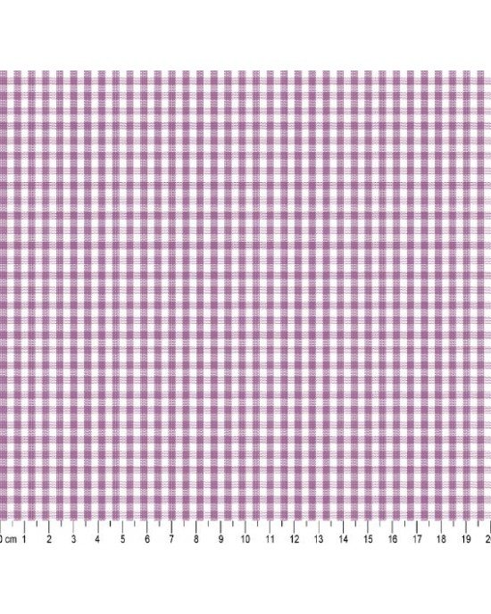 Tecido Fio Tinto Xadrez 8XM cor - 1135 (Roxo) Tecido Fio Tinto Xadrez 8XM cor - 1135 (Roxo)