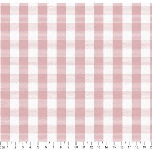 Tecido Fio Tinto Xadrez 20XM cor - 0701 (Rose)