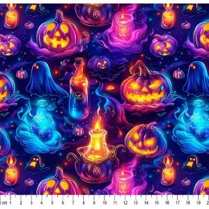 Halloween Neon Cor 01 (Est. Digital 3D) 