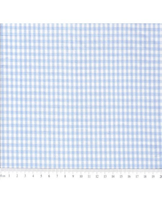 Tecido Fio Tinto Xadrez 8XM cor - 1044 (Azul) Tecido Fio Tinto Xadrez 8XM cor - 1044 (Azul)