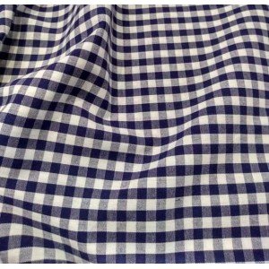Tecido Fio Tinto Xadrez 9XM cor - 1041 (Marinho)