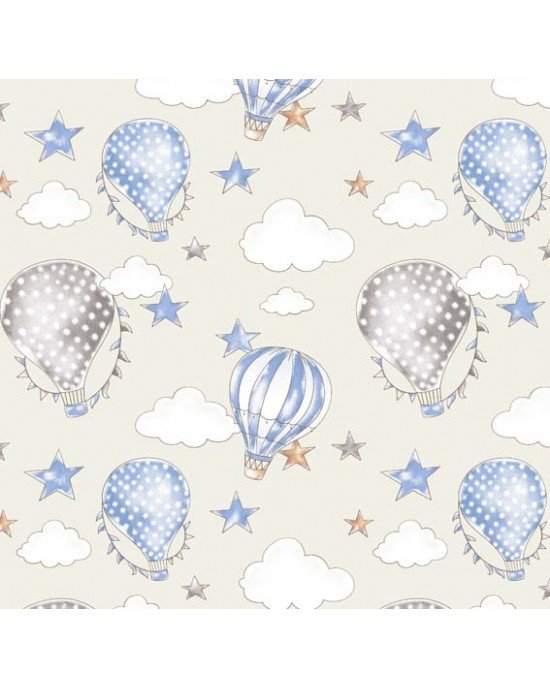 Ballon cor - 05 (Creme com Azul) Ballon cor - 05 (Creme com Azul)