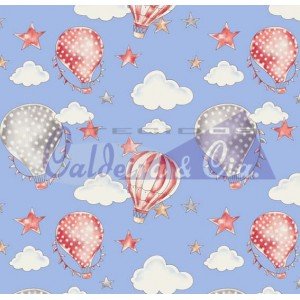 Ballon cor - 06 (Azul com Coral)
