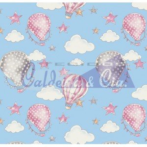 Ballon cor - 04 (Azul com Rosa)