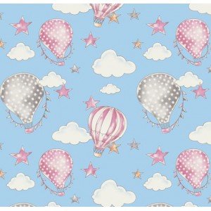 Ballon cor - 04 (Azul com Rosa)