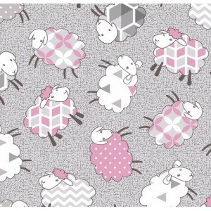 Carneirinhos cor - 02 (Cinza com Rosa) Carneirinhos cor - 02 (Cinza com Rosa)