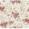 Tecido Estampado Floral Fernanda cor - 02 (Creme com Rosa) Tecido Estampado Floral Fernanda cor - 02 (Creme com Rosa)