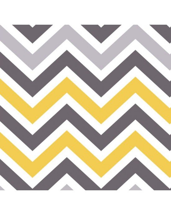 Chevron Carol cor 03 (Amarelo com Cinza)