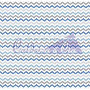 Chevron Doçura cor - 05 (Azul com Cinza)