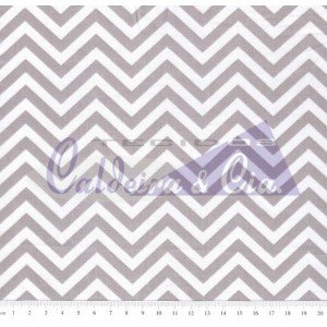 Chevron Luiza cor 05 (Cinza com Branco) Chevron Luiza cor 05 (Cinza com Branco)