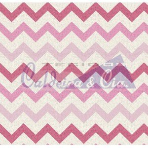 Chevron Nara cor - 08 (Rosa)