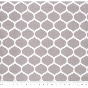 Tecido Estampado Angelica cor - 05 (Cinza)