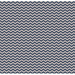 Mini Chevron cor - 09 (Cru com Marinho)