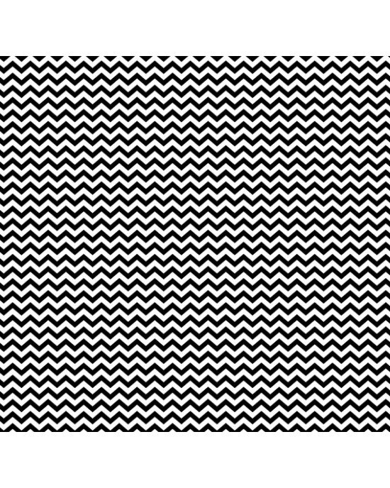 Mini Chevron cor - 14 (Preto)
