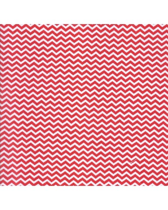 Mini Chevron cor - 08 (Vermelho)