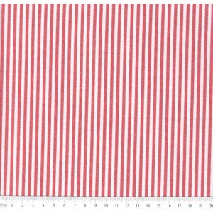 Tecido Fio Tinto Listrado L.227 cor - 1040 (Vermelho)