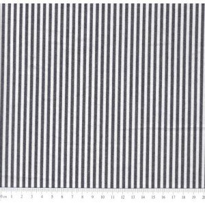 Tecido Fio Tinto Listrado L.227 cor - 1029 (Preto)